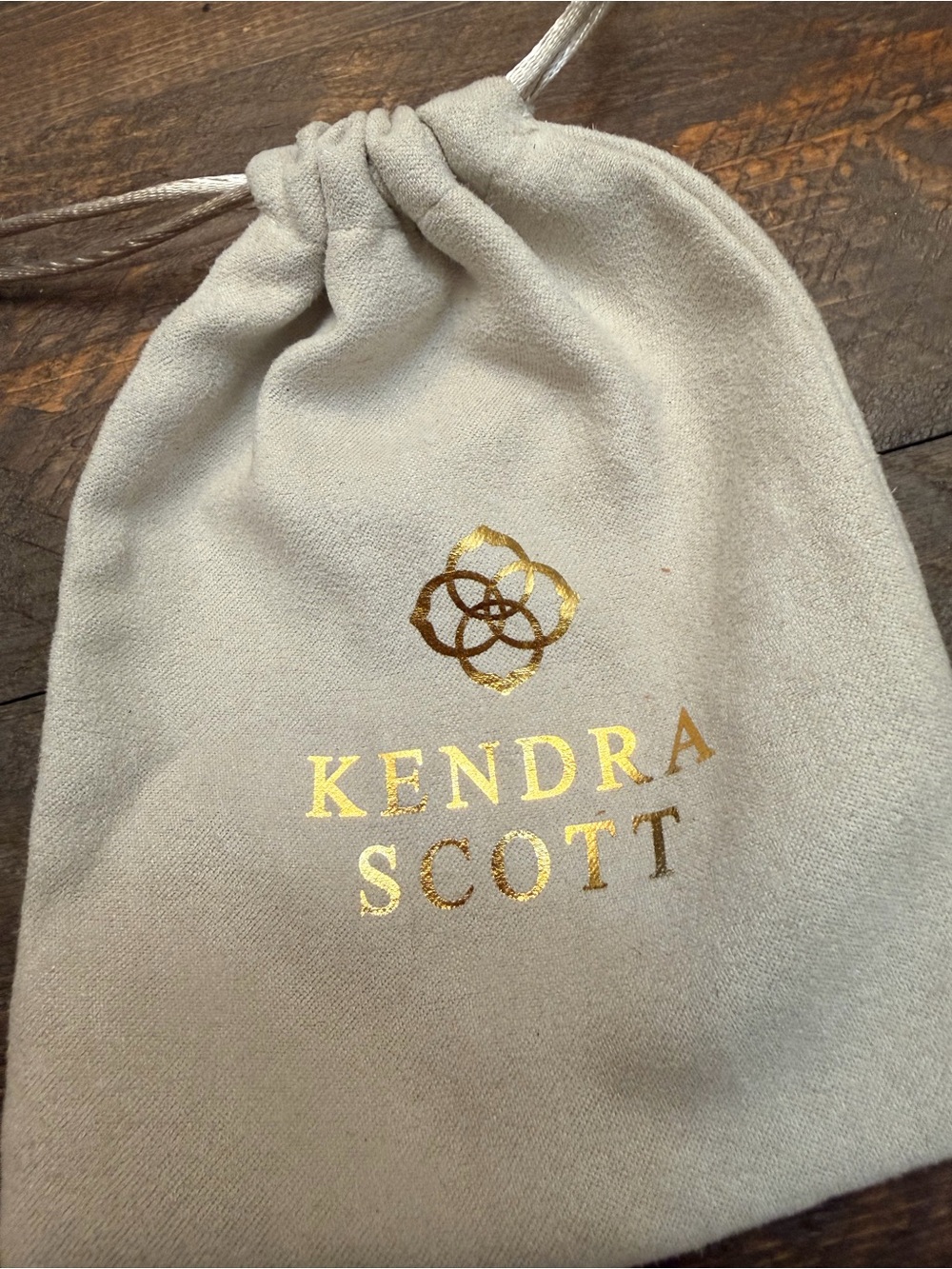 KENDRA SCOTT Jewelry Dust Bag Pouch lot of 8 Pouches GUC Gray Empty